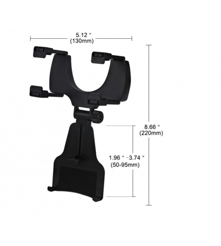 Carcasa Para Espejo Retrovisor Derecho De Coche - Negro Brillante, Universal, Material ABS, Fácil Instalación